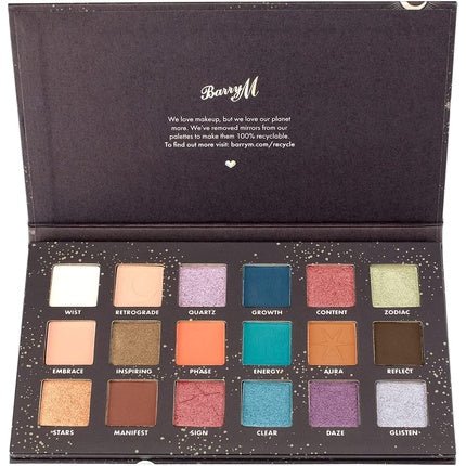Barry M In The Stars Eyeshadow Palette 18 Pan Palette with 18 Matte and Shimmer Shades - Maison des fragrances