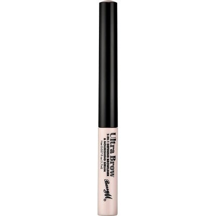 Barry M Ultra Brow 2 - in - 1 Defining Browliner and Nourishing Serum Dark Brown Tone - Maison des fragrances
