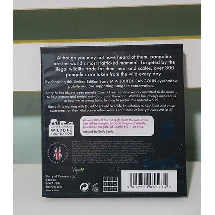 Barry M Wildlife Eyeshadow Palette Pangolin - Bold Electric Neon Colors - Maison des fragrances