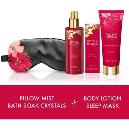 Baylis & Harding Boudiore Cherry Blossom Luxury Beauty Sleep Gift Set - Vegan Friendly Cherry Blossom Beauty Sleep - Maison des fragrances