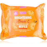 BEAUTY FORMULAS Make - Up Remover Wipes Brightening Vitamin C 30szt - Maison des fragrances