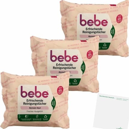 Bebe Refreshing Cleansing Wipes for Normal Skin 75 Wipes - Maison des fragrances