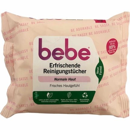 Bebe Refreshing Cleansing Wipes for Normal Skin 75 Wipes - Maison des fragrances