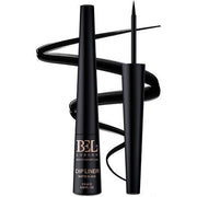 Bel London DipLiner Deep Black Eyeliner with Premium Matte Finish and 75% Natural Ingredients - High Performance Smudge and Transfer - Proof Film - 10 Hour Smudge - Free Liquid Eyeliner! - Maison des fragrances