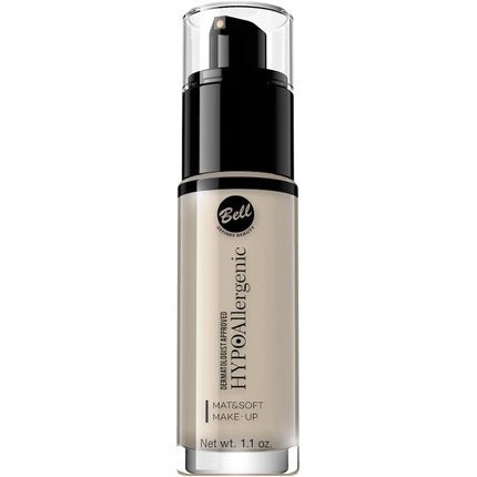 Bell Hypoallergenic Mat&Soft Make - Up Hypoallergenic Mattifying Fluid 01 Light Beige 30g - Maison des fragrances