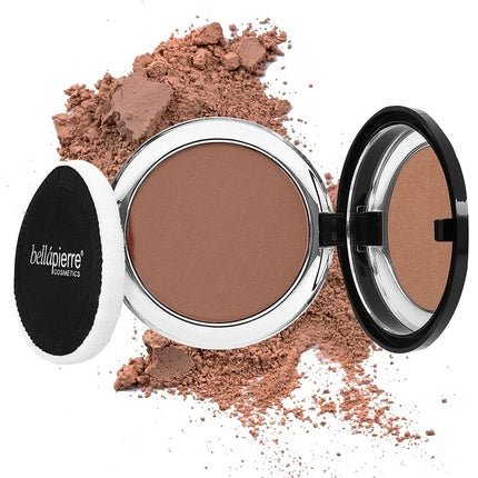 Bellapierre Compact Mineral Blush Warms Complexion for a Healthy Glow 10 Grams Amaretto - Maison des fragrances