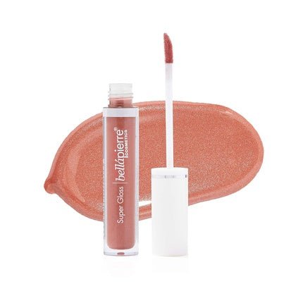 Bellapierre New Super Gloss Richly Pigmented Mineral Lip Gloss 100% Natural Formulation Non - Toxic and Paraben Free Long Lasting Nourishing Color Vanilla Pink - Maison des fragrances