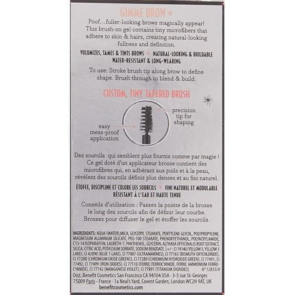 Benefit Gimme Brow+ Volumizing Brow Gel 04 Cm - Maison des fragrances