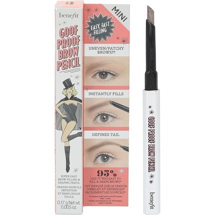 Benefit Goof Proof Mini Eyebrow Pencil 03 Medium 0.17g - Maison des fragrances