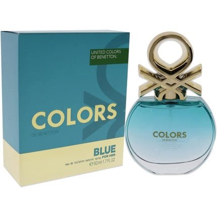 Benetton Blue from United Colors Eau de Toilette for Men Long Lasting Fresh Young and Casual Fragrance Citrus Fruity and Marine Notes Ideal for Day Wear 60ml - Maison des fragrances