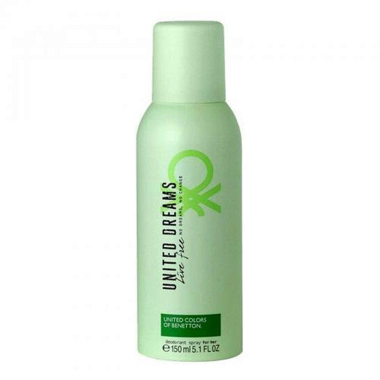 Benetton United Dreams Live Free Deodorant Déodorant (Déo) Femme 150ml
