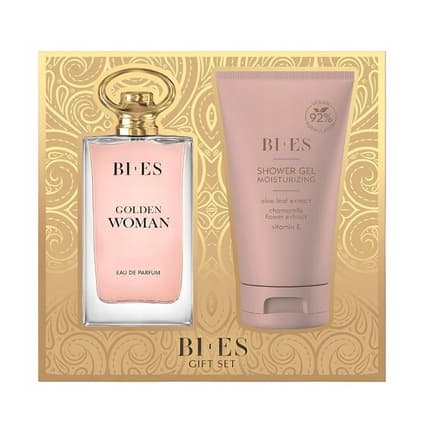 Bi Es Bi-Es Golden Woman Gift Set - & Shower Gel Eau de Parfum 90ml pour femme - Maison des fragrances