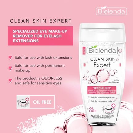 Bielenda Clean Skin Expert Safe for Use with Lash Extensions - Maison des fragrances
