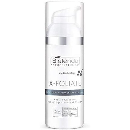 Bielenda Professional X - Foliate Dark Spot Remover Face Cream 50 Ml - Maison des fragrances