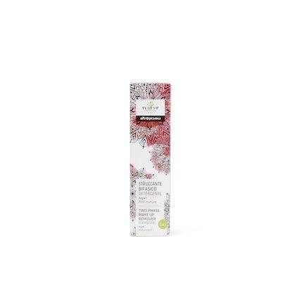 Bio Anti - Aging 2 - Phase Makeup Remover for Eyes and Face with Argan Oil, Prickly Pear, Aloe Vera for Mature Skin - Fair Trade Natural Cosmetics from Italy 200ml - Maison des fragrances