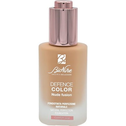BioNike Defence Color Foundation Nude Fusion Natural Perfection 30ml 602 Hazelnut - Maison des fragrances
