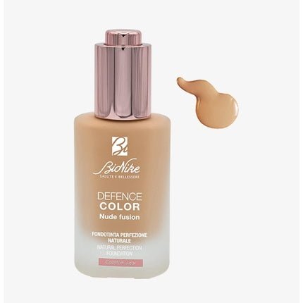 BioNike Defence Color Foundation Nude Fusion Natural Perfection 30ml 602 Hazelnut - Maison des fragrances