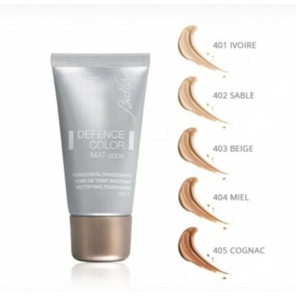 BIONIKE Defence Color Mat - Zone Liquid Foundation in Honey Shade 404 - Maison des fragrances
