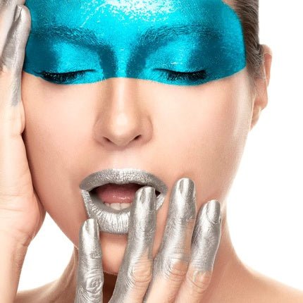 Blue Metallic Eye Shadow Pen Blendable Soft Strong Metallic Eye Colour - Maison des fragrances