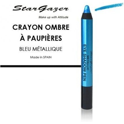 Blue Metallic Eye Shadow Pen Blendable Soft Strong Metallic Eye Colour - Maison des fragrances