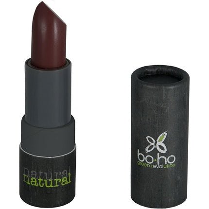 Boho Green Bio Mat Transparent Lipstick 306 Burgundy Red - Maison des fragrances