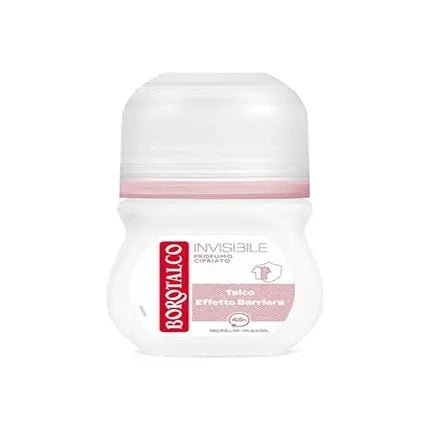 Borotalco Deodorant Roll On Invisible Pink Alcohol-Free Formula with Talc Barrier Effect Déodorant (Déo) Mixte 50ml - Maison des fragrances