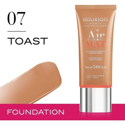 Bourjois Air Mat Foundation 07 Toast 30ml - Maison des fragrances