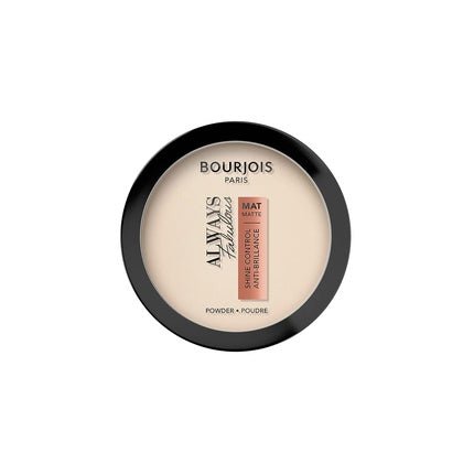 Bourjois Always Fabulous Matte Compact Powder 50 Porcelain - Maison des fragrances