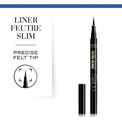 Bourjois Felt Tip Liner In 17 Ultra Black 0.8ml - Maison des fragrances