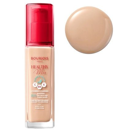 Bourjois Healthy Mix Clean & Vegan Foundation 50 Rose Ivory 30ml - Maison des fragrances