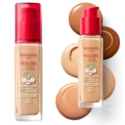 Bourjois Healthy Mix Clean & Vegan Foundation 50 Rose Ivory 30ml - Maison des fragrances