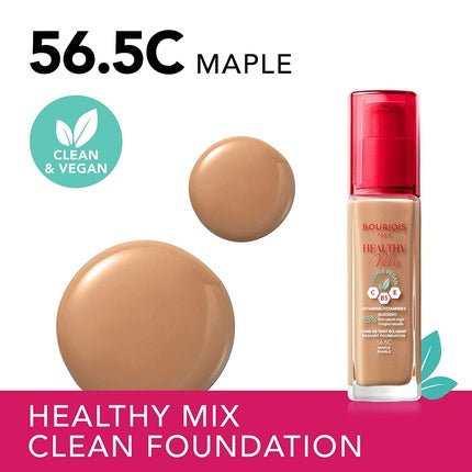 Bourjois Healthy Mix Foundation 56.5 Maple 30ml - Maison des fragrances