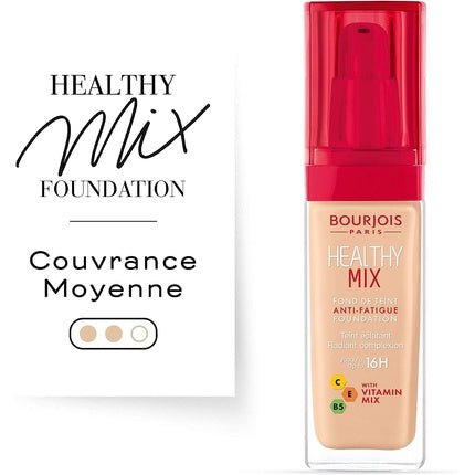 Bourjois Rg Healthy Mix 51.5 Make - Up Foundation 30ml - Maison des fragrances