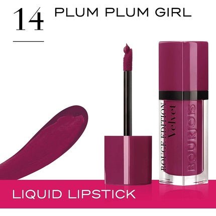 Bourjois Rouge Edition Velvet 14 Plum Girl 7.7ml - Maison des fragrances