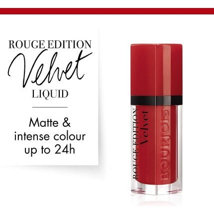Bourjois Rouge Edition Velvet Liquid Lipstick 01 Personne Ne Rouge 6.7ml - Maison des fragrances