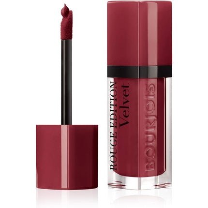 Bourjois Rouge Edition Velvet Liquid Lipstick 24 Dark Cherie Reds 7.7ml - Maison des fragrances