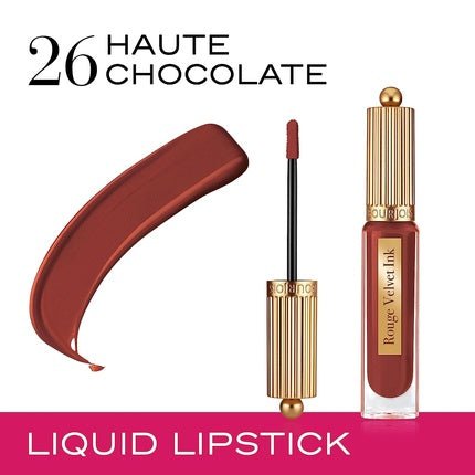 Bourjois Rouge Velvet Ink Lipgloss 26 Haute Chocolate - Maison des fragrances
