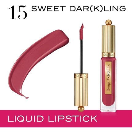 Bourjois Rouge Velvet Ink Liquid Lipstick 15 Sweet Darling - Maison des fragrances