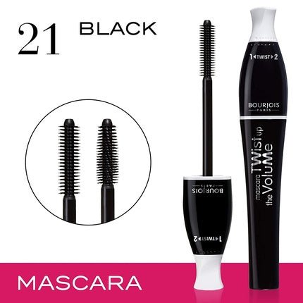 Bourjois Twist Up The Volume Mascara 8ml 21 Black - Maison des fragrances