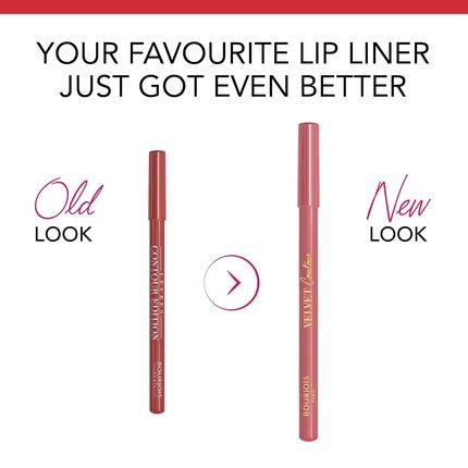 Bourjois Velvet Contour Lipstick 24 Places de Roses Creamy Texture Precise Application with Shea Butter and Grape Seed Oil Long Lasting up to 8 Hours No Smudging 1.14g - Maison des fragrances