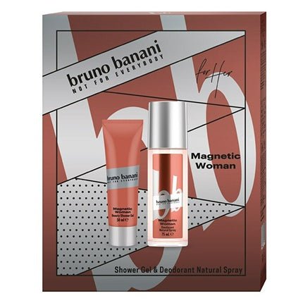 Bruno Banani Magnetic Woman - Deodorant With Spray 75 Ml And Shower Gel 50 Ml - Maison des fragrances