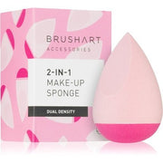 BrushArt Make - up Sponge 2 - in - 1 Dual density spugnetta precisa per fondotinta 2 in 1 1 pz - Maison des fragrances