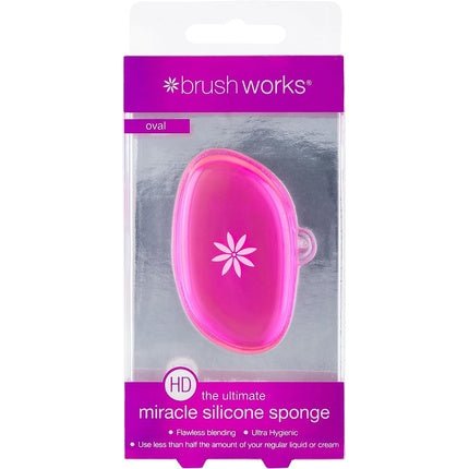 Brushworks HD Miracle Silicone Oval Sponge - Maison des fragrances