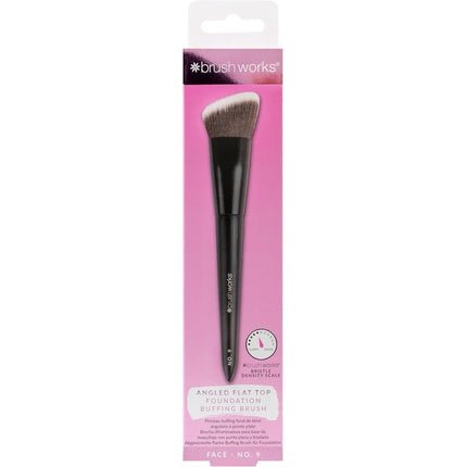 Brushworks No. 9 Angled Flat Top Foundation Buffing Brush - Maison des fragrances