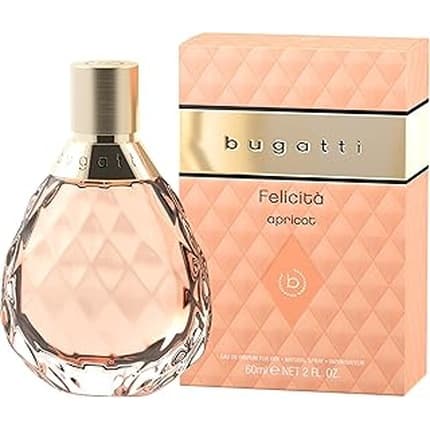 Bugatti Felicita Apricot , Eau de Parfum (EDP) Mixte 60ml - Maison des fragrances