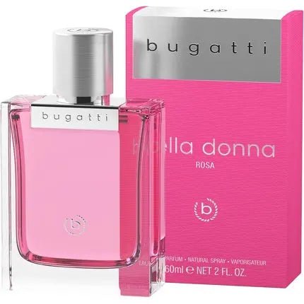 Bugatti 's Bella Donna Pink Floral Fruity Perfume Elegant Combination of Lemon, Raspberry, Rose Petals & Musk Eau de Parfum (EDP) Femme 60ml - Maison des fragrances