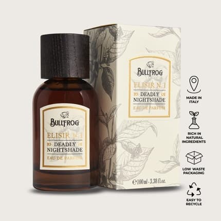 Bullfrog Elisir N. 1 Deadly Nightshade Ethereal Shadowy Heady Eau de Parfum (EDP) Mixte 100ml - Maison des fragrances