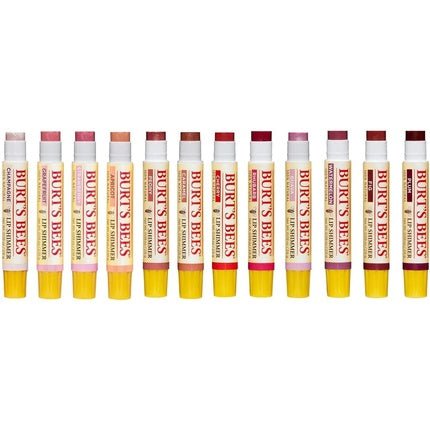 Burt's Bees 100% Natural Moisturizing Lip Shimmer Rhubarb with Shea Butter Beeswax and Vitamin E 2.6g - Maison des fragrances