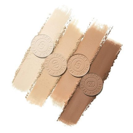 By Terry Hyaluronic Hydra - Powder Palette 4 - Shade Vegan Contour Palette for Flawless and Matte Complexion Medium to Warm - Maison des fragrances