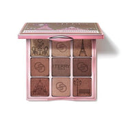 By Terry VIP Expert Eyeshadow Palette N4 Bonjour Paris 9 Matte and Metallic Shades Clean Vegan Formula - Maison des fragrances